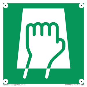 E906 safe condition push pad to open